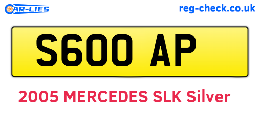 S60OAP are the vehicle registration plates.