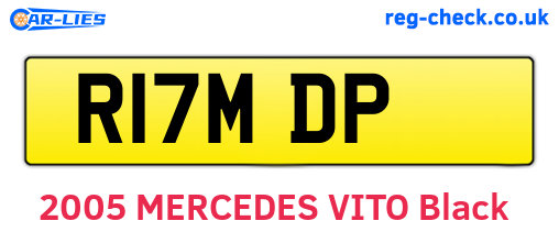 R17MDP are the vehicle registration plates.