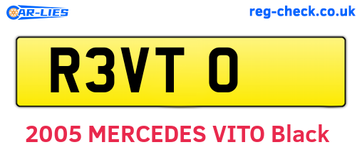 R3VTO are the vehicle registration plates.