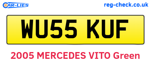 WU55KUF are the vehicle registration plates.