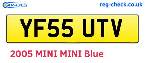 YF55UTV are the vehicle registration plates.