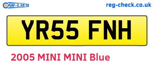 YR55FNH are the vehicle registration plates.