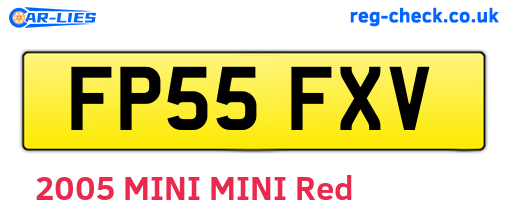 FP55FXV are the vehicle registration plates.