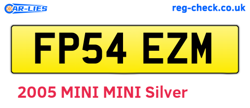 FP54EZM are the vehicle registration plates.