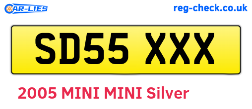 SD55XXX are the vehicle registration plates.