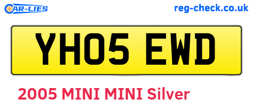 YH05EWD are the vehicle registration plates.