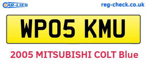 WP05KMU are the vehicle registration plates.