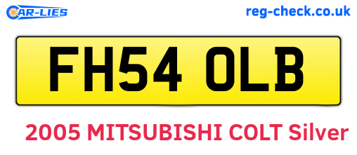 FH54OLB are the vehicle registration plates.