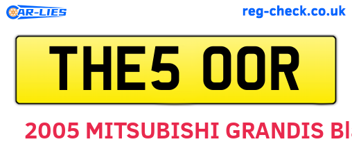 THE500R are the vehicle registration plates.