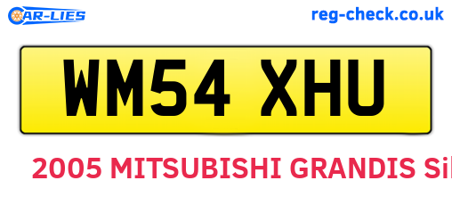 WM54XHU are the vehicle registration plates.