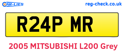 R24PMR are the vehicle registration plates.