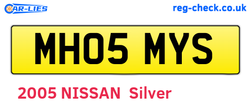 MH05MYS are the vehicle registration plates.