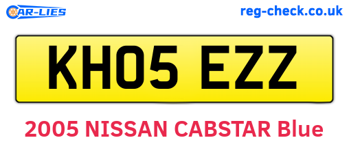KH05EZZ are the vehicle registration plates.
