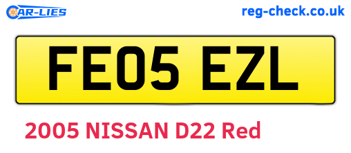 FE05EZL are the vehicle registration plates.