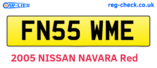FN55WME are the vehicle registration plates.