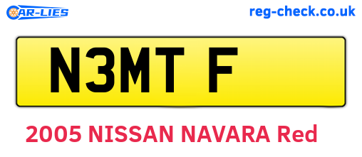 N3MTF are the vehicle registration plates.