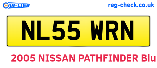 NL55WRN are the vehicle registration plates.