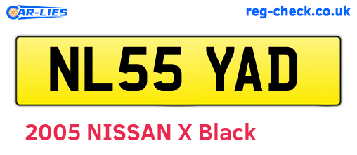NL55YAD are the vehicle registration plates.