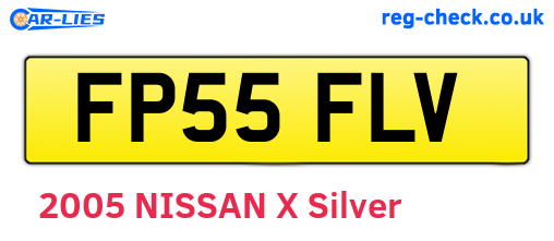 FP55FLV are the vehicle registration plates.