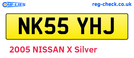 NK55YHJ are the vehicle registration plates.