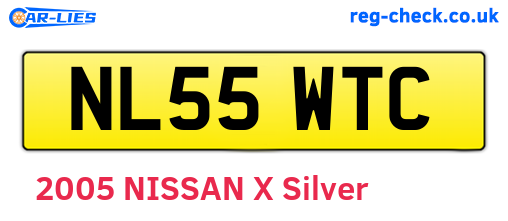 NL55WTC are the vehicle registration plates.