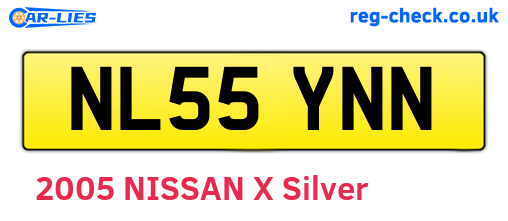 NL55YNN are the vehicle registration plates.