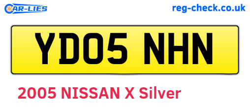 YD05NHN are the vehicle registration plates.