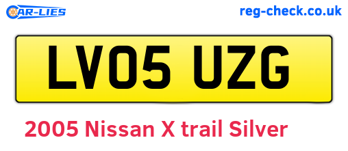 Silver 2005 Nissan X-trail (LV05UZG)