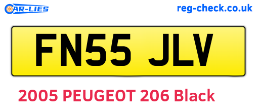 FN55JLV are the vehicle registration plates.