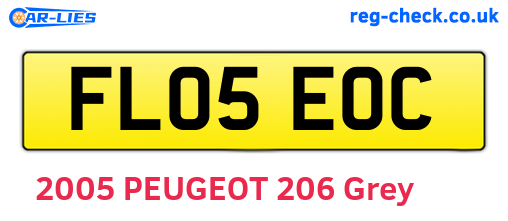 FL05EOC are the vehicle registration plates.