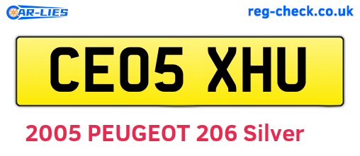 CE05XHU are the vehicle registration plates.