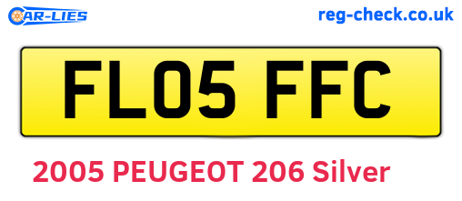 FL05FFC are the vehicle registration plates.