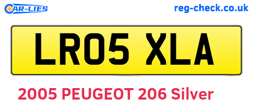 LR05XLA are the vehicle registration plates.