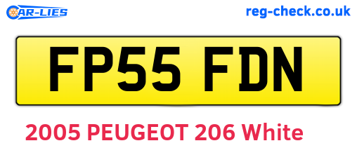 FP55FDN are the vehicle registration plates.