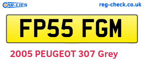 FP55FGM are the vehicle registration plates.