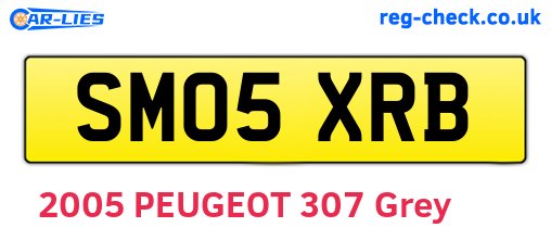 SM05XRB are the vehicle registration plates.