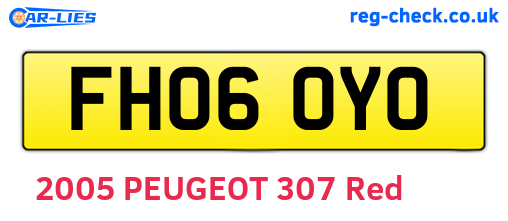 FH06OYO are the vehicle registration plates.