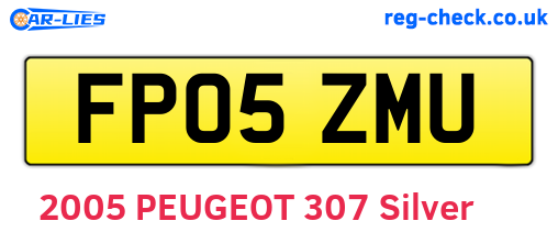 FP05ZMU are the vehicle registration plates.