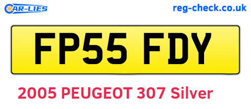 FP55FDY are the vehicle registration plates.