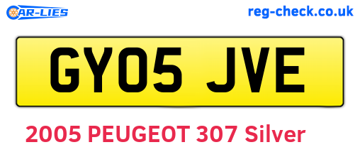 GY05JVE are the vehicle registration plates.