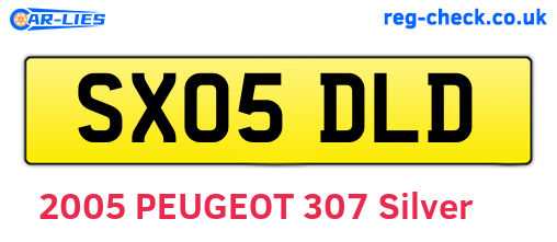 SX05DLD are the vehicle registration plates.