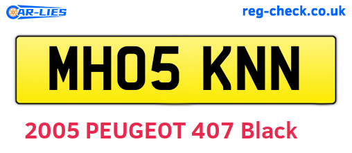 MH05KNN are the vehicle registration plates.