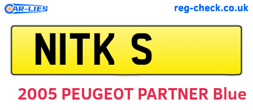 N1TKS are the vehicle registration plates.