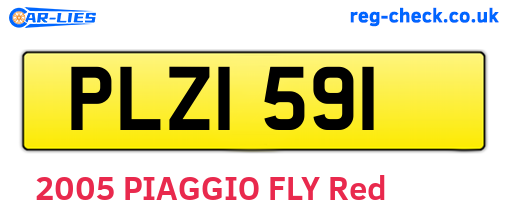 PLZ1591 are the vehicle registration plates.