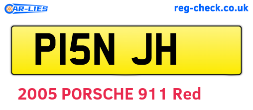 P15NJH are the vehicle registration plates.