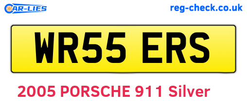 WR55ERS are the vehicle registration plates.