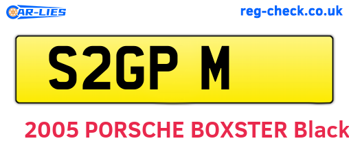 S2GPM are the vehicle registration plates.