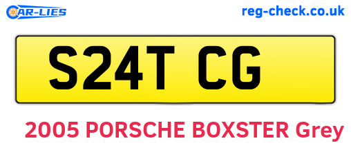 S24TCG are the vehicle registration plates.