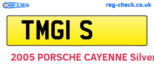 TMG1S are the vehicle registration plates.