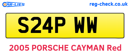 S24PWW are the vehicle registration plates.